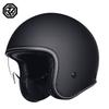 ABS 3/4 Motorcycle Helmet Adults Unisex Full Face Protection Half Scooter Commute Safety