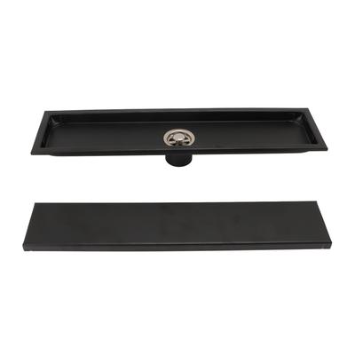Linear Floor Drain 304 Stainless Steel Invisible Odor Blocking Large Drainage Capacity Rectangle