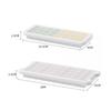 24/36 Grid Ice Tray White With Lid Homemade Silicone Ice Cube Mold Press Easy Demoulding Home Ice Box