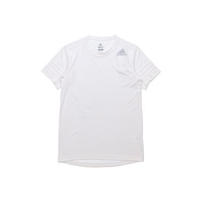 Sports Fitness Round Neck Short Sleeve T-Shirt Men Tops White CW3928