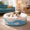 Warm Bathtub Cat Bed Round Cat Sleeping Bag Cat Bed Cave Dog Sleeping Nest  for Cats and Dogs