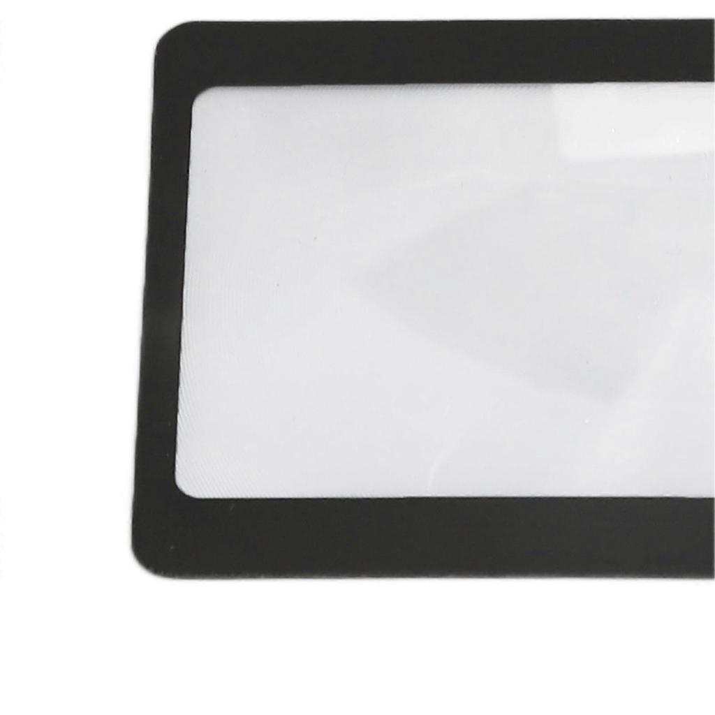 Magnifier Sheet Lightweight Portable Card Size Magnifying Glass for Makeup Reading Small Prints 15pcs