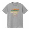 Vintage Retro Psychedelic Ufo Peace Dove Print Casual T Shirt Vintage Fashion Stylish Top For Everyday Wear Graphic