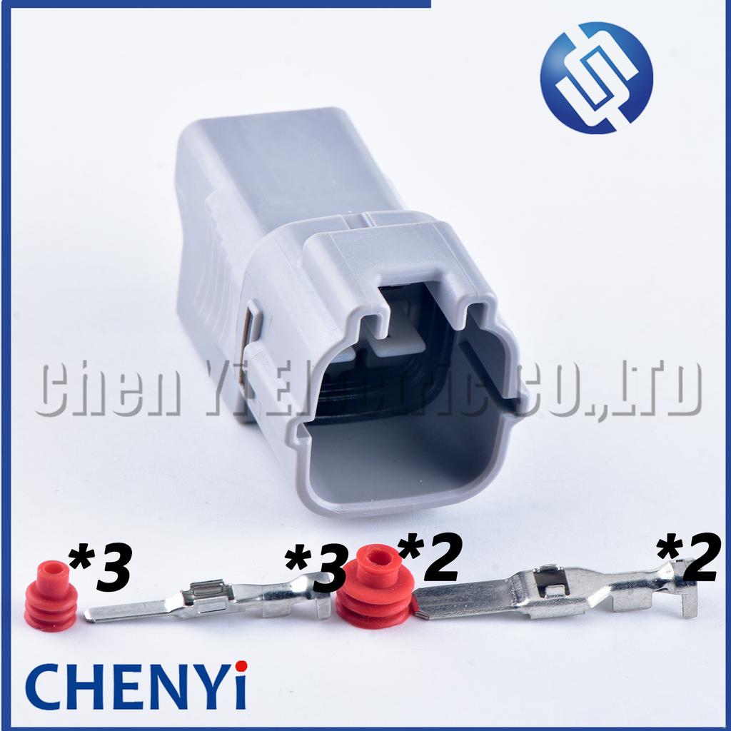 5 Pin Auto Connector Hydraluic Compressor High Pressure Line Plug 90980-10946 90980-10945 6189-0166 10946 for Toyota Hilux L
