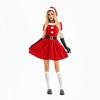 2026 Christmas Costume Women's Christmas Dress Red Santa Show Costume