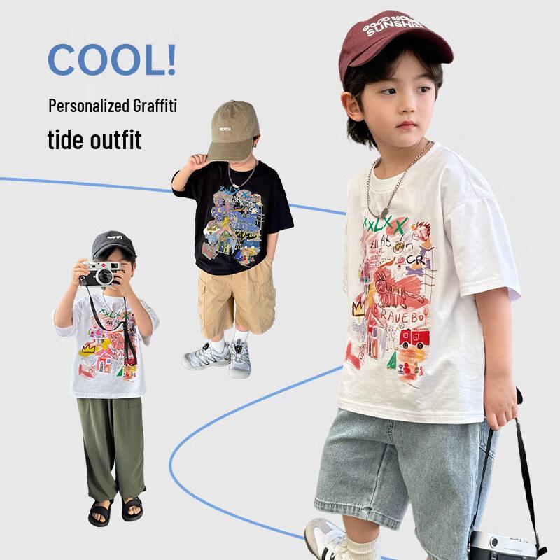 Boys' 2026 Summer Short Sleeve T-shirt