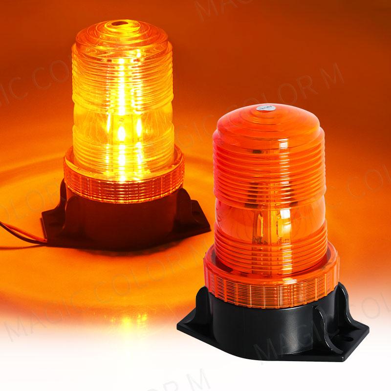 12-24V 48V 60V 80V 30 LED Vysoce výkonné výstražné zábleskové světlo maják pro vysokozdvižný vozík školní autobus jantarové modré červené