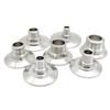 Milling Opposite Edge 1/4" 3/8" 1/2" 3/4" 1" NPT Male 1.5" 2" Tri Clamp SUS 304 316 Stainless Steel Sanitary Pipe Fitting Brew