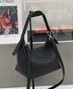 TC Top layer cowhide lazy tote bag, hand-held shoulder bag, new high-end and niche genuine leather single-shoulder crossbody bag for women