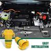3 PCS Car Engine Oil Pan Drain Screw, Tight Fitting Leak-Proof Seal Oil Drain Plug with Rubber Ring, Standard Replacement Part KX6Z6730B, Compatible