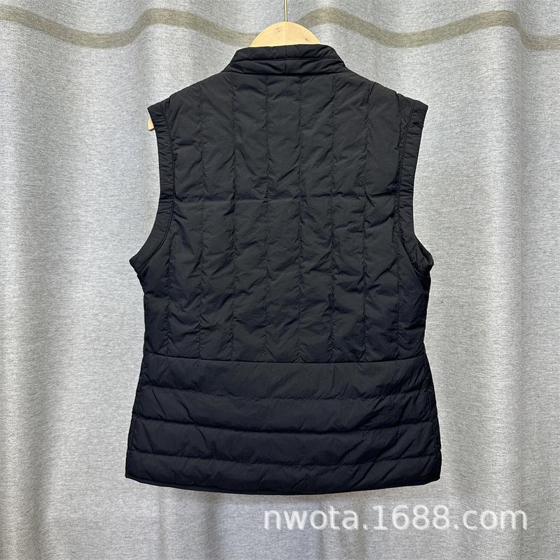 Light Down Vest Women's Short Autumn and Winter V-neck Liner Bottoming Vest White Duck Down Slim-fitting Vest