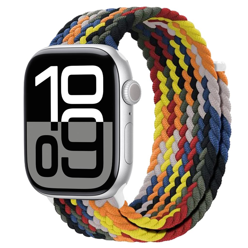 Braided Strap For Apple Watch 10 11 Bands 46mm 45mm Ultra2 49mm 44mm 40 41mm 42mm Correa Bracelet iWatch Series 9 8 7 3 5 4 Se 6