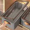 1PC No lid suitcase organizer Foldable Style Storage Basket with Handle Bedroom Dormitory Desktop Storage Box