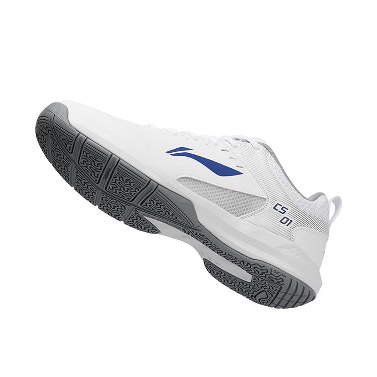 LiNing Feather Cushioning, Abrasion Resistant, Breathable, Lightweight Low Top Badminton Shoes Unisex Standard White AYTS034-2