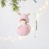 Cloth Christmas Angel Doll Hanging Pendants Xmas Tree Pendant Plush Toy Pendant  Home Decor