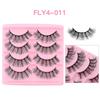4 Pairs Of False Eyelashes, Thick Eyelashes, Exaggerated Fried Hair, Simulated Messy Eyelashes