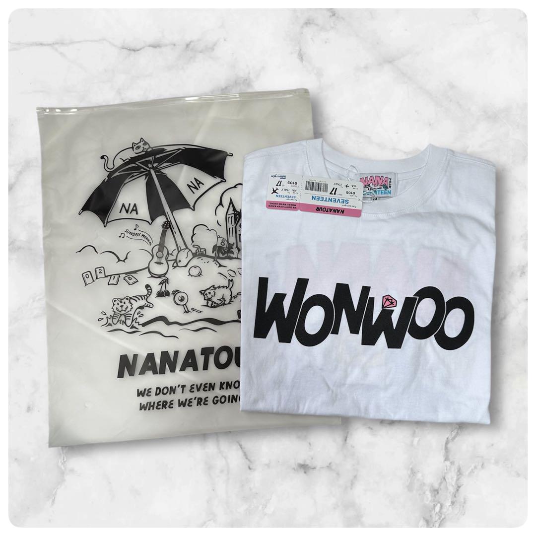 

[USED] SEVENTEEN Nana Tour T-shirt Italy ver. Wonwoo Size M
