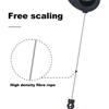 Retractable Keychain With High Elasticity ABS Material Lightweight And Sturdy For Home Office Outdoor Use
