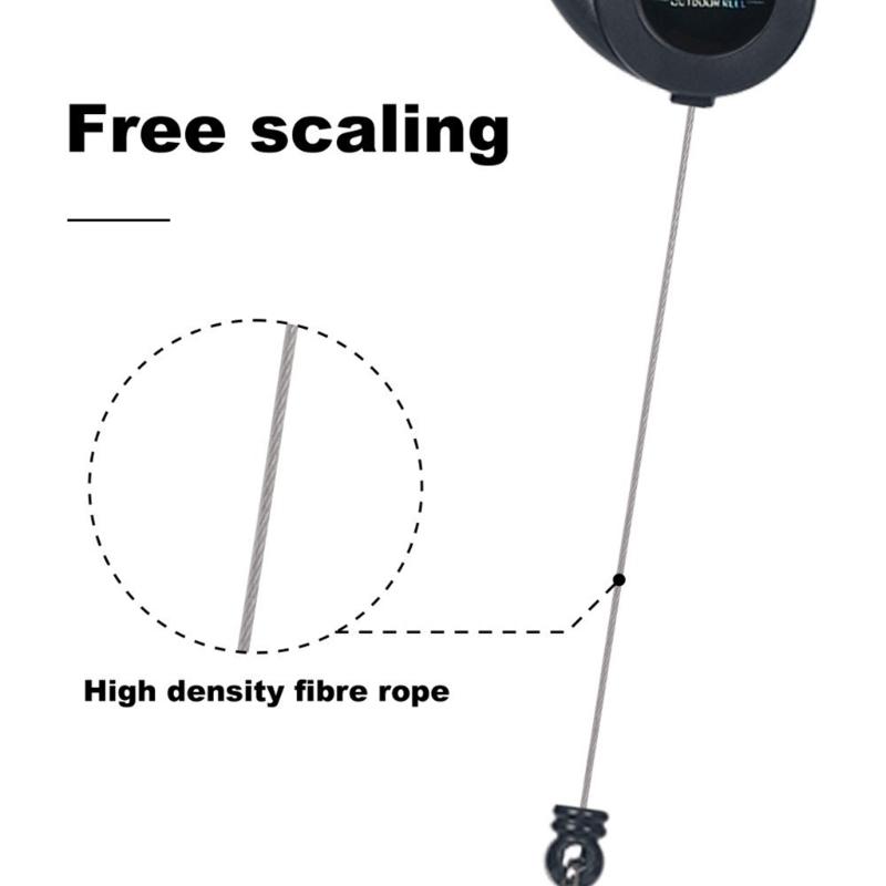 Retractable Keychain With High Elasticity ABS Material Lightweight And Sturdy For Home Office Outdoor Use