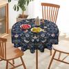 William Morris Bloemenprint Rond Tafelkleed Afwasbaar Polyester Stof Vintage Bloemen Wasbaar Tafelkleed Voor Feestdagen Keuken