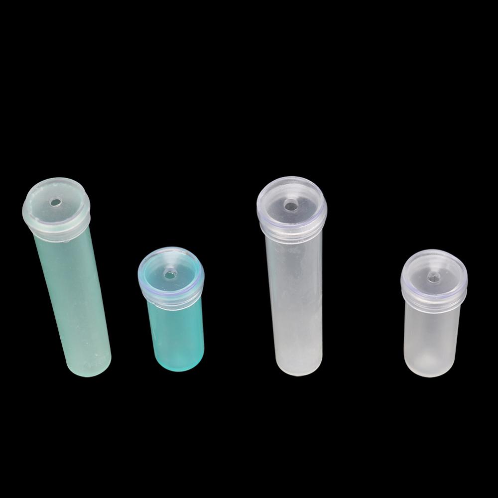 20Pcs Florist Water Container Transparent Plastic Flower Test Tubes Flower Arrangement Tubess With Cap For Flower Arrangements