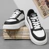 Board Shoes High-end Men's Shoes New Summer Breathable Versatile Casual Shoes Youth Thick Sole Heightening Air Force White Shoes