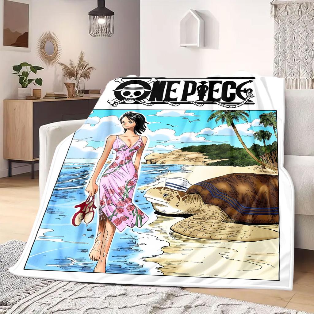 OnePiece anime Flannel Blanket Warm,Comfortable,Suitable for Bedrooms,Sofas,Beds,Chairs,Picnics,Travel