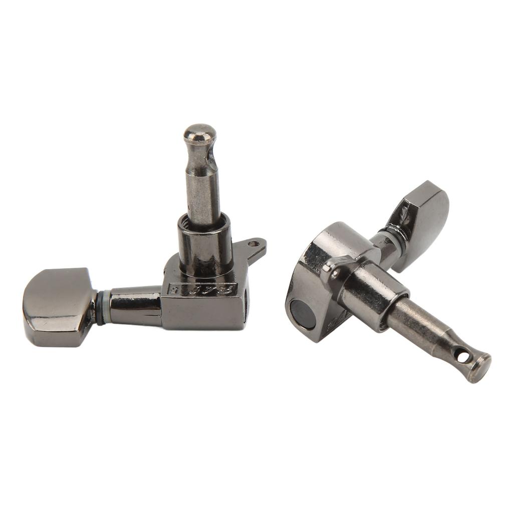 Small     Enclosed Locking Tuners 3L 3R Metal String Tuning Pegs Guitar Accessories
