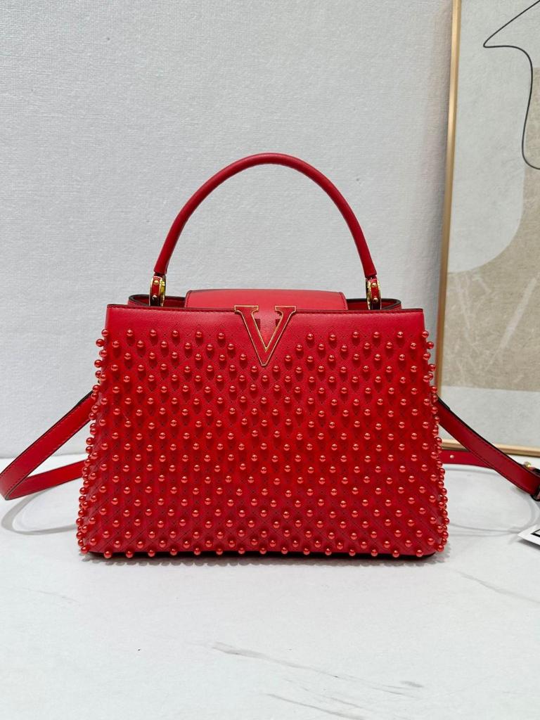 Sac à main tendance européen et américain en perles: Polyvalent Simple Épaule & Bandoulière pour le Travail, les Déplacements, ou le Street Style du Soir