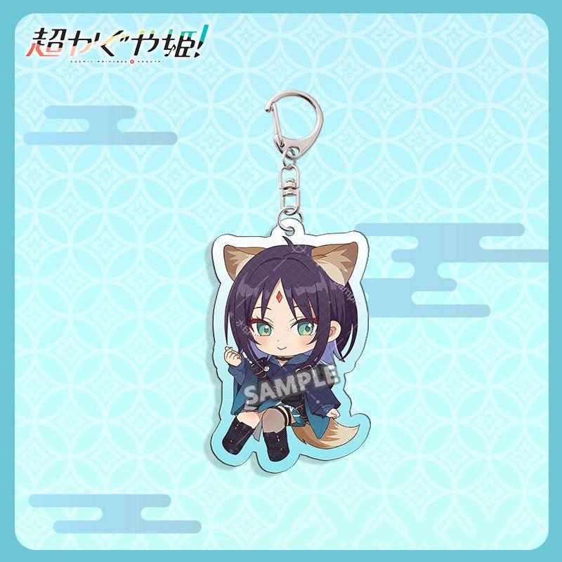 

Anime Cosmic Princess Kaguya Runami Yachiyo Sakayori Iroha Kaguya Cosplay Keychain Acrylic Pendant Keyring Bag Accessories Props