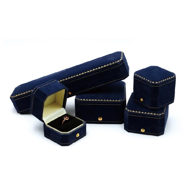 Portable Velvets Jewelry Box Protective Jewelry Display Container Soft Lining Accessories Holder for Women and Girls