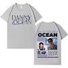 Rapper Danny Ocean Pop Music Double Sided Tshirts Mens Cotton Casual Gothic Short Sleeves Streetwear 2026 Spring summer new