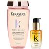 Kerastase Glaze Rose Radiant Shampoo & Elixir Ultime Hair Oil Set