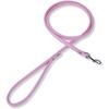Pet Products Round Colorful PU Rolled Dog Walking Leashes for Small Medium Breeds Dogs Puppy Chain Lead Training Walking Leash