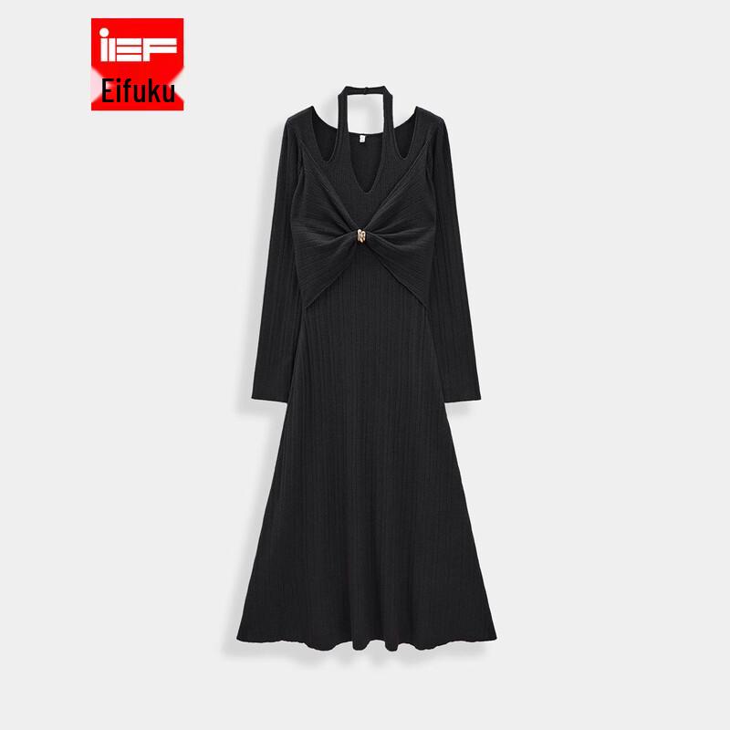 

IEF Women s Elegant Knitted Maxi Dress One Size