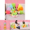 Giant Soft Caterpillar Sleeping Pillow Plush Toy For Kids In Colorful Multicolor Design