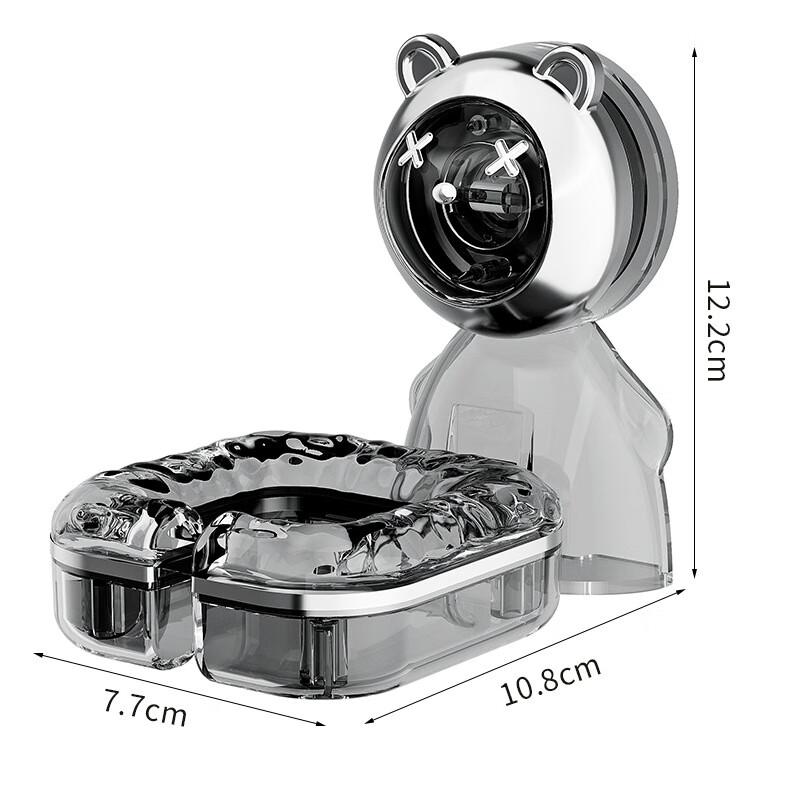 No-Drill Wall-Mounted Hair Dryer Holder