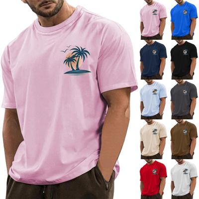 Men's  T-shirt T-shirts Graphic Text Pool3D Printing Street Casual Short Sleeve Printed Clothing Basic