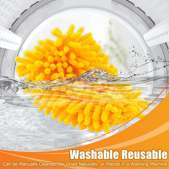 2/4/6Pcs Mop Cloth Covers Replacement Wear Resistant Non-Fading Washable Quick Dry