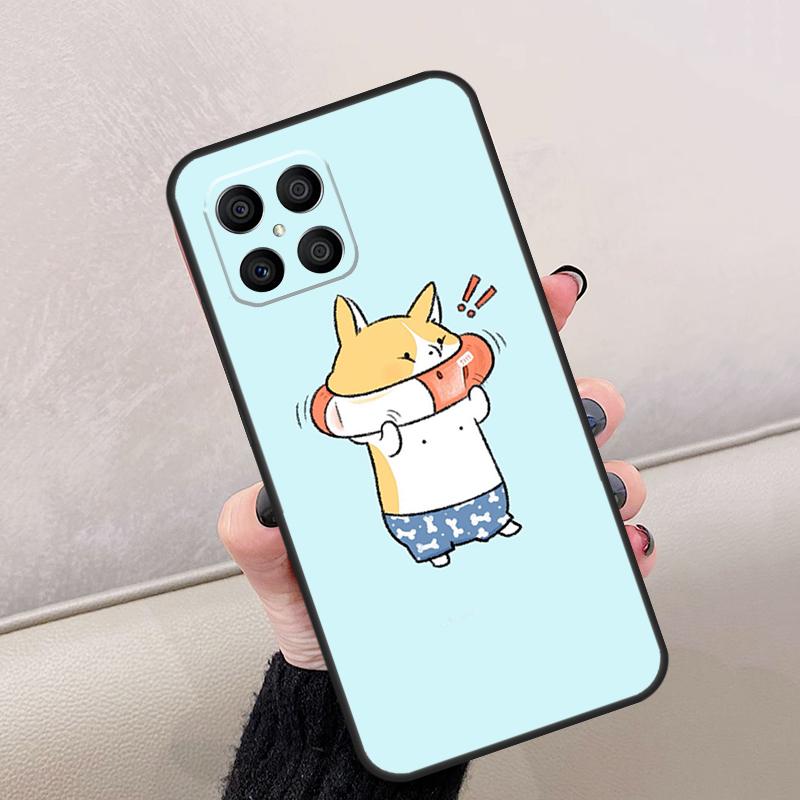Cute Corgi Dog For Honor Magic 7 Lite 5 6 8 Pro Case For Honor Win RT X9d X9b X9a X9c X8c X8b 200 400 70 90
