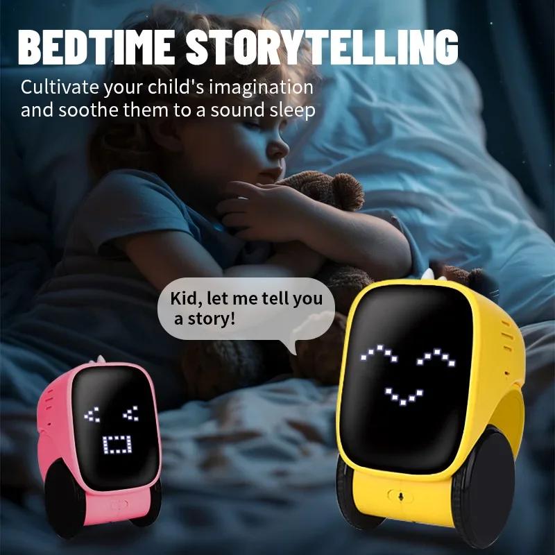 Robot inteligent de încărcare, programare, detectarea multi-expresiilor, abilitate tactilă, educație timpurie și capacitate de a cânta