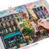 Diamant-Malerei, Stadt, voller Platz, runder Bohrer, Kreuzstich, 5D-Diamant-Stickerei, Landschaft, Mosaik, Haus, Heimdekoration