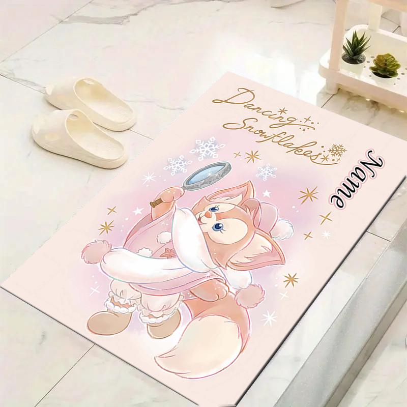 Custom 1Pc Snowflakes Fantasy Rug Office Carpet Indoor Outdoor Entrance Doormat Nonslip Soft And Comfortable Living Room D291552