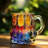 Guitar Art Mug 11oz Musical Coffee Cup 3D Guitar Shaped Glass Mug Painted Collection Gifts for Music Lovers