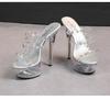 Women's Platform Sandals Summer Fashion Rhinestone 13CM/15CM Versatile Sexy High Heels Stiletto LFD-1099-31
