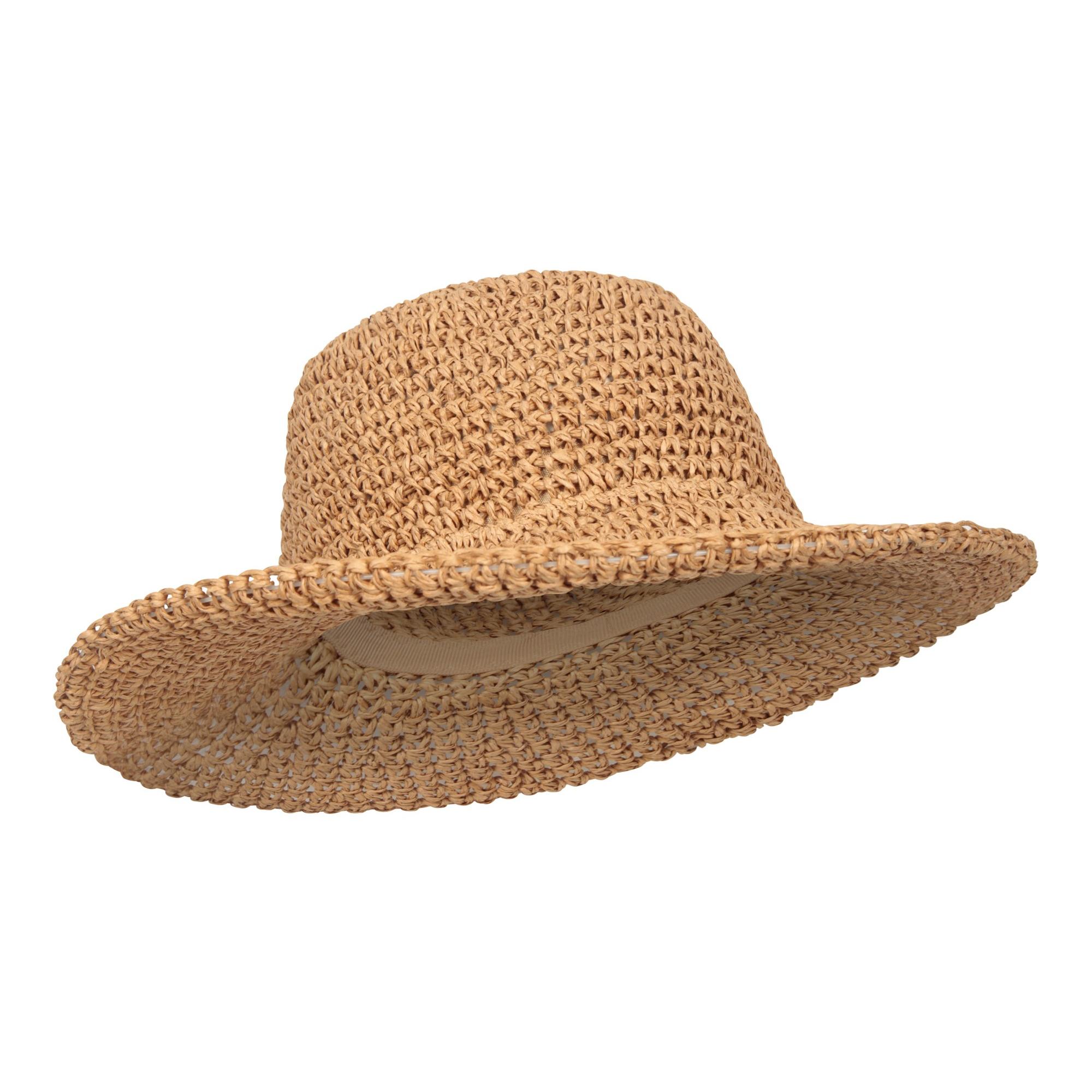 Sombrero para el sol plegable de paja para mujer/señora de Mountain Warehouse One Size