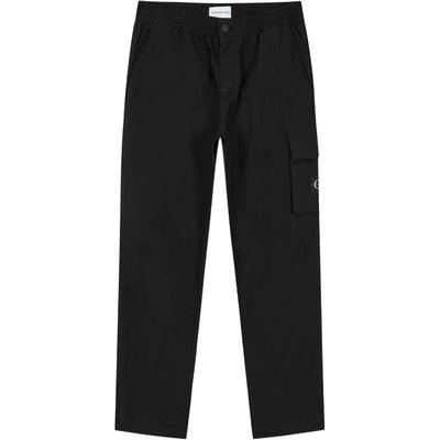 Straight Simple Solid Color Work Pants Men Bottoms Black J325125-BEH
