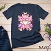 Kawaii Pastel Goth Cute Creepy 3 Headed Dog Unisex T-shirt 5