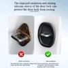 4pcs Silicone Car Door Lock Buckle Protection Cover for XPENG P7/P5/G9/P7i Anti-Collision Shock Absorbing Pad Car Accessories