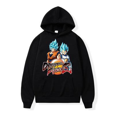 New Japanese Anime Hoodie Unisex Women Dragon-ball Hip Hop Winter Fleece Hooded Unisex Harajuku Sweatshirts Clothes Male Streetwear